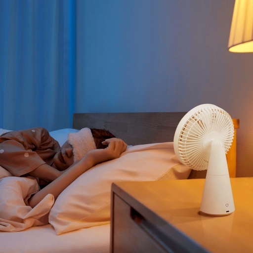 Mini Ventilador Xiaomi BHR6089GL Recargable Port�til Blanco