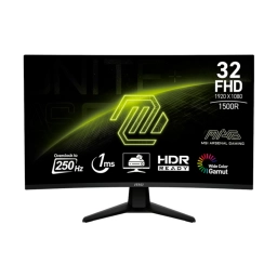 Monitor Gamer MSI MAG 32C6X 32 FHD Curvo 250Hz