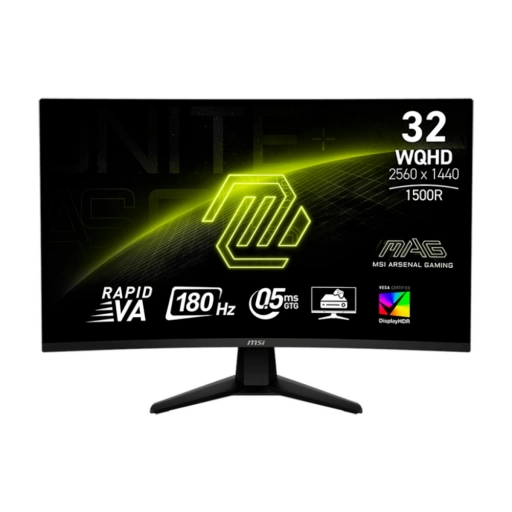 Monitor Gamer MSI MAG 32CQ6F 31.5 WQHD Curvo 180Hz