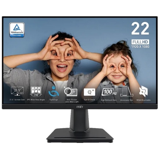 Monitor MSI Pro MP225 21,5 pulgadas IPS FHD 100 Hz