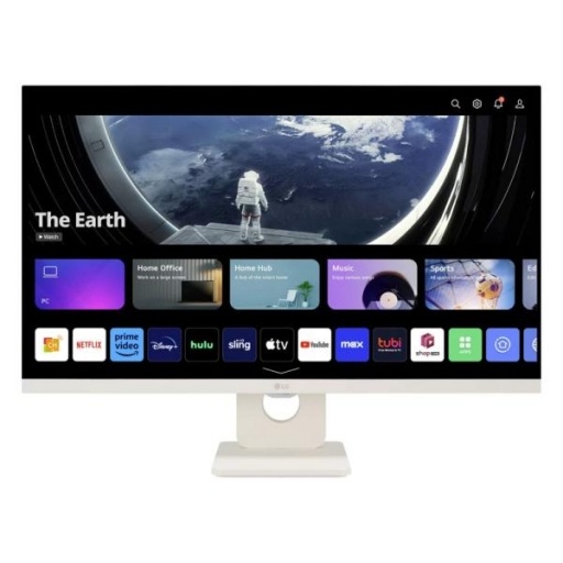 Monitor Smart LG 27SR50F 27" FHD IPS webOS Blanco