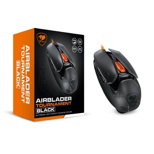 Mouse Gamer Cougar AirBlader Tournament Black Ultraligero