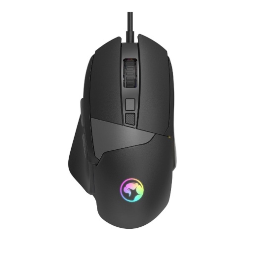 Mouse Gamer Marvo M411 Duke60 Negro RGB 6.400 dpi