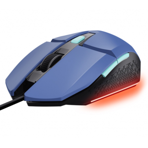 Mouse Gamer Trust GXT109 Felox Azul con 6 Botones LED