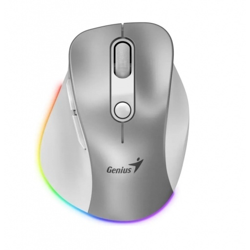 Mouse Inal�mbrico Genius Ergo 9000S Pro Blanco Ergon�mico