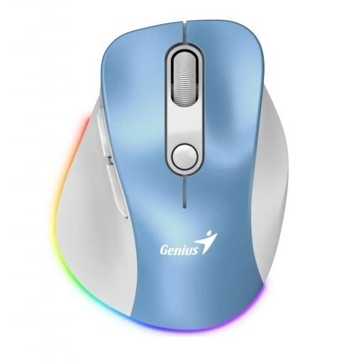 Mouse Inal�mbrico Genius Ergo 9000S Pro Celeste Ergon�mico