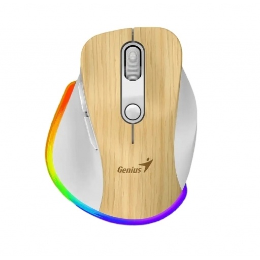 Mouse Inal�mbrico Genius Ergo 9000S Pro Madera Ergon�mico