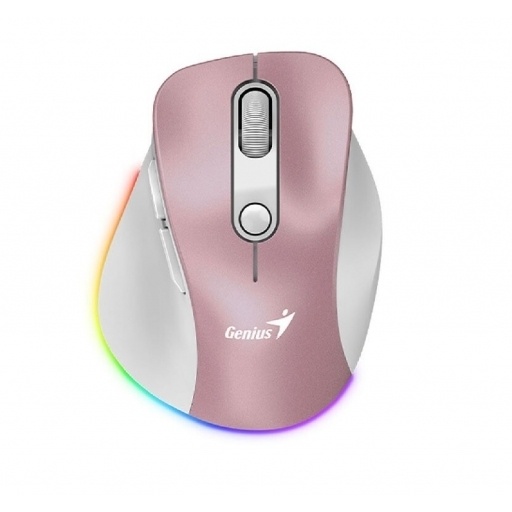 Mouse Genius Ergo 9000S Pro Rosa Inal�mbrico 2,4 GHz