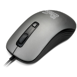 Mouse USB Klip Xtreme Gris 1.600 dpi con Cable