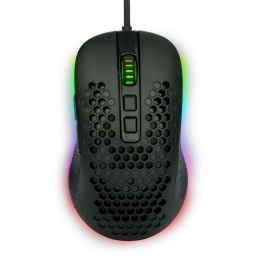 Mouse Gamer Perseo Perses RGB USB Negro de 6 Botones