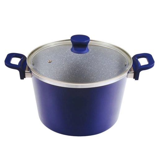 Olla Cuori Mare 26 cm con Tapa de Vidrio Cer�mico