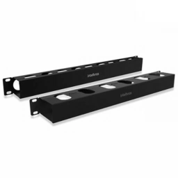 Organizador de Cables Intelbras OCH1U 80 para Rack 19
