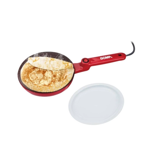 Panquequera Boma 650 W con Plato y Superficie de Aluminio