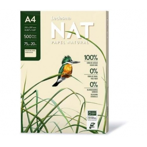 Papel A4 Beige 75 g 500 Hojas para Impresora y Fotocopiadora