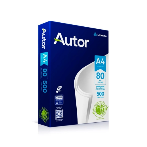 Papel Autor A4 500 Hojas de 80g 