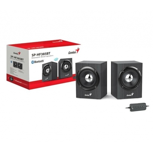 Parlante Genius SP-HF385BT 2.0 4 W Bluetooth Madera