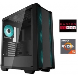 PC Gamer AMD Ryzen 5 5500 16 GB 500 GB SSD RX 580 8 GB