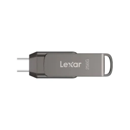 Pendrive Lexar D400 64 GB USB 3.2 Negro Plateado