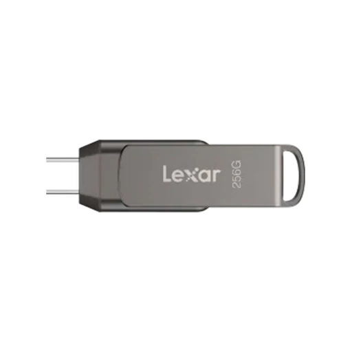 Pendrive Lexar D400 64 GB USB 3.2 Negro Plateado