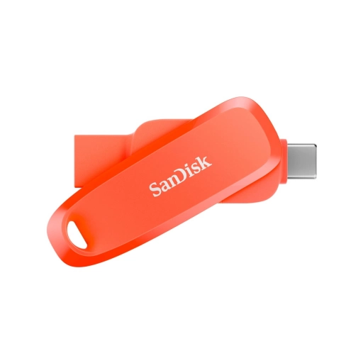 Pendrive SanDisk Orange 32 GB USB-C y USB-A Compacto Dual