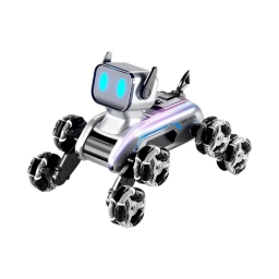 Perro Robot Ledstar con 8 Ruedas, Luces y M�sica