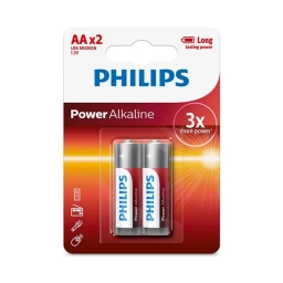 Pilas Alcalinas Philips Powerlife AA Pack X2 de 1,5 V
