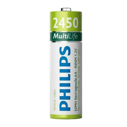 Pilas Recargables Philips R6B2A245/97 AA 2.450 mAh Pack X2