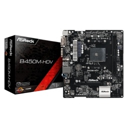 Placa Madre AsRock B450M-HDV R4.0 AM4 Micro ATX DDR4
