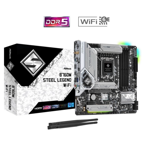 Placa Madre Asrock B760m Steel Legend WiFi Ddr5 S1700