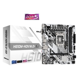 Placa Madre Asrock H610m-hdvM.2+ D5 Socket 1700 DDR5