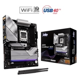 Placa Madre Asrock X870 Livemixer WiFi Am5 Negro