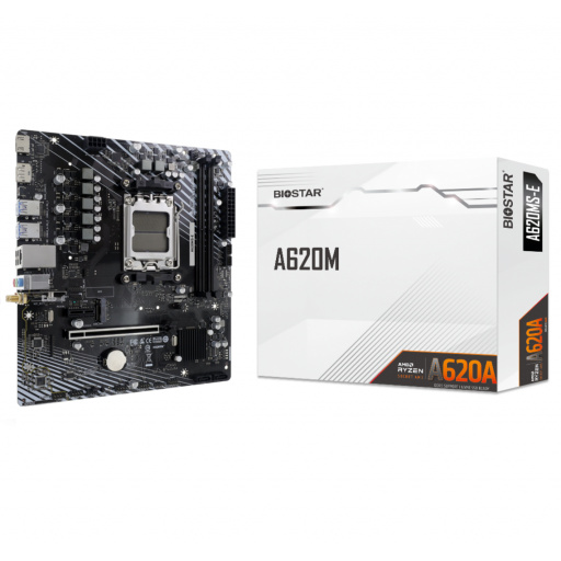 Placa Madre Biostar A620M-E AM5 DDR5 Micro ATX