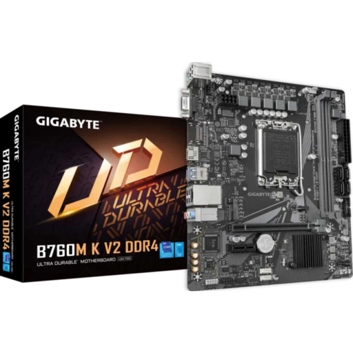 Placa Madre Gigabyte B760M K V2 DDR4 LGA1700 Micro ATX