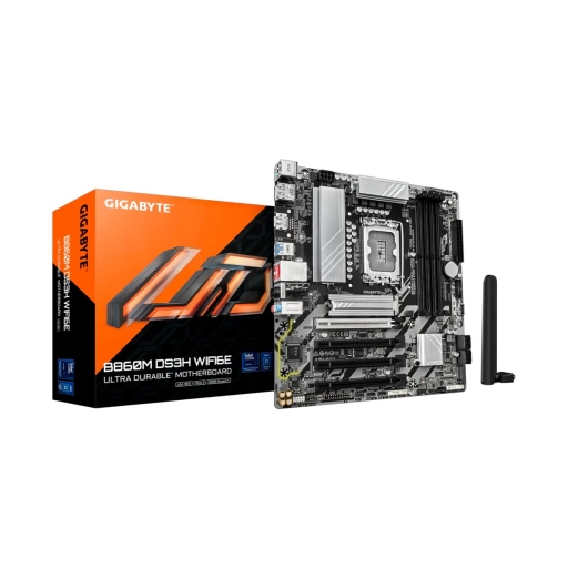 Placa Madre Gigabyte B860M DS3H-WIFI6E LGA1851 Micro ATX