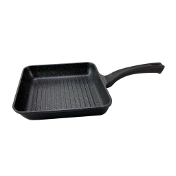 Plancha Asador Cuori Nero 28x28cm Antiadherente 