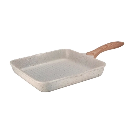 Plancha Cuori Cuccina 28x28cm Antiadherente con Mango