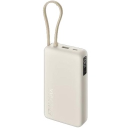Power Bank Xiaomi 20.000 mAh 67 W con Cable USB-C Beige