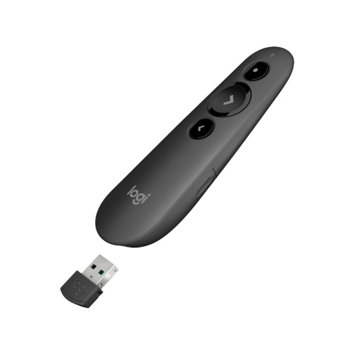 Presentador Logitech R500 Inal�mbrico Grafito para Diapositivas