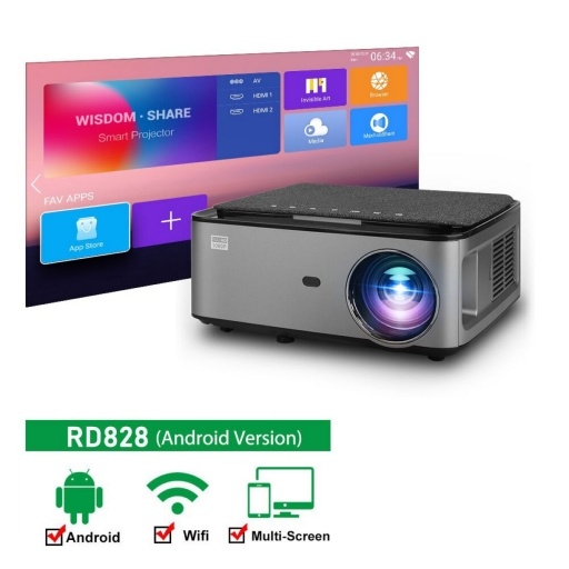Proyector Rigal RD828 Android WiFi Bluetooth Full HD