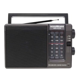 Radio cl�sica Nordmende AM FM SW recargable USB port�til