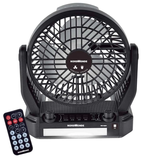 Radio Nordmende con Panel Solar Bluetooth L�mpara Ventilador