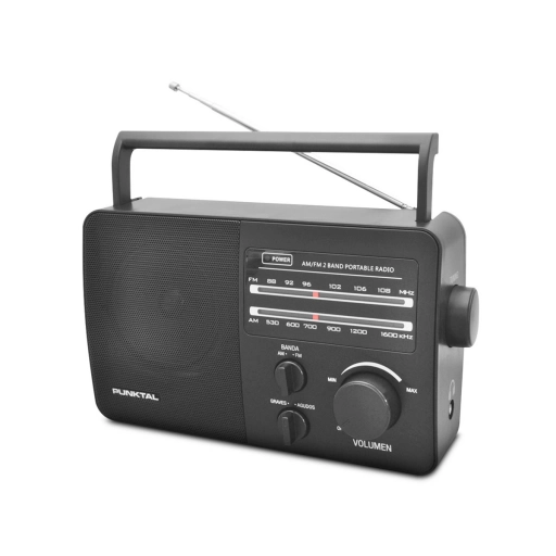 Radio Port�til Punktal PK-96 AM/FM con Doble Alimentaci�n