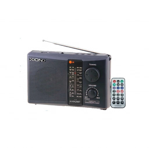 Radio Port�til Xion AM/FM USB Bluetooth Recargable Negra