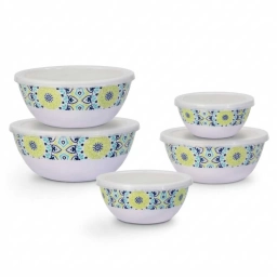 Recipientes con Tapa de Melamina 5 piezas Modernos