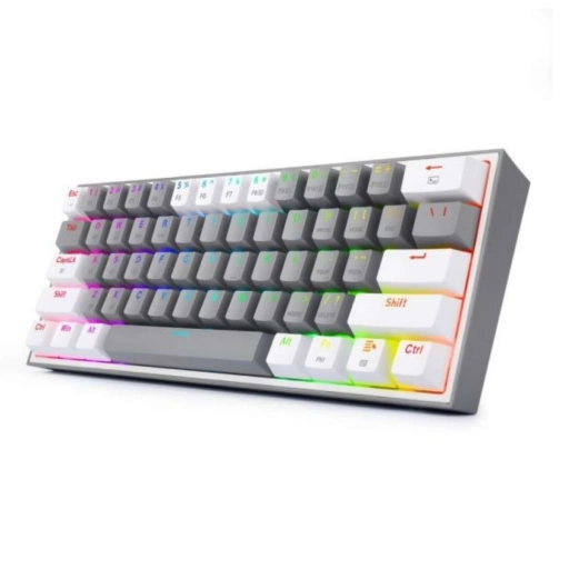 Teclado Mec�nico Redragon K616 Fizz Pro RGB Gris/Blanco