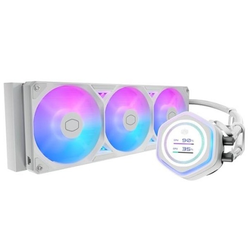 Refrigeraci�n L�quida Cooler Master 360 LCD Blanca