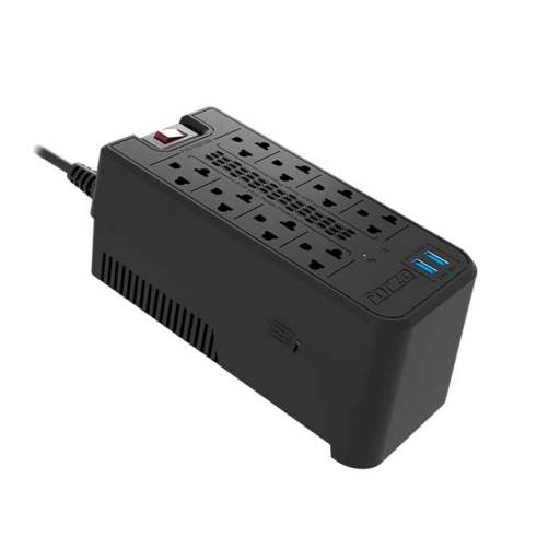 Regulador Forza FVR-1222 1200VA 600 W Negro para Equipos