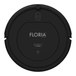 Robot Aspiradora Floria ZLN1948 con Control Remoto Negro