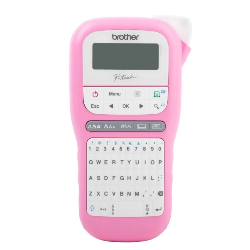Rotuladora Brother PT-H110 Port�til Rosada para Cintas TZe