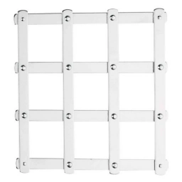 Salvamantel BOJ 150x150mm Acero Cromado Extensible